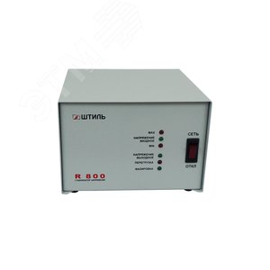 Стабилизатор переменного напряжения Стандарт релейный 800 ВА, однофазный, настольный