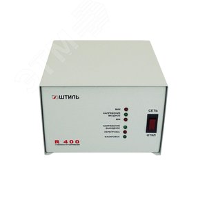 Стабилизатор переменного напряжения Стандарт релейный 400 ВА, однофазный, настольный