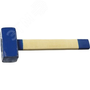 СИБИН 4 кг, кувалда с удлинённой деревянной рукояткой (20133-4)