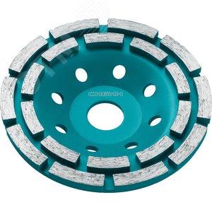 СИБИН d 125 мм, двухрядная алмазная шлифовальная чашка (33441-125)