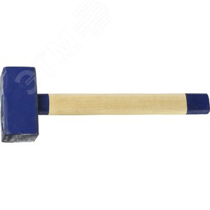 СИБИН 3 кг, кувалда с удлинённой деревянной рукояткой (20133-3)