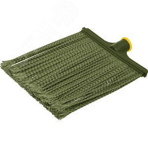 СИБИН 380 х 270 мм, полипропилен, коническое резьбовое соединение, плоская, распушенная, гибкая, пластиковая метла (39224)