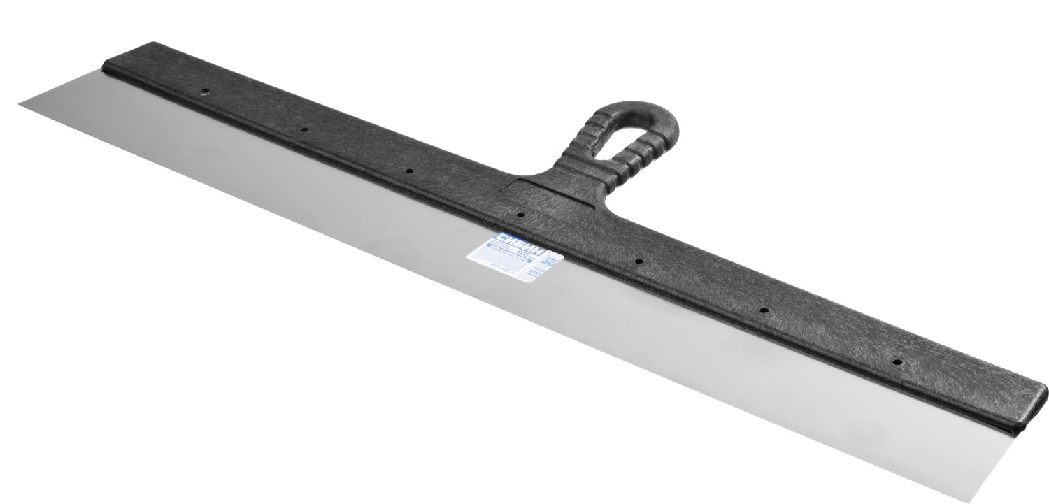 СИБИН 600 мм, пластиковая ручка, нержавеющий фасадный шпатель (10079-600)