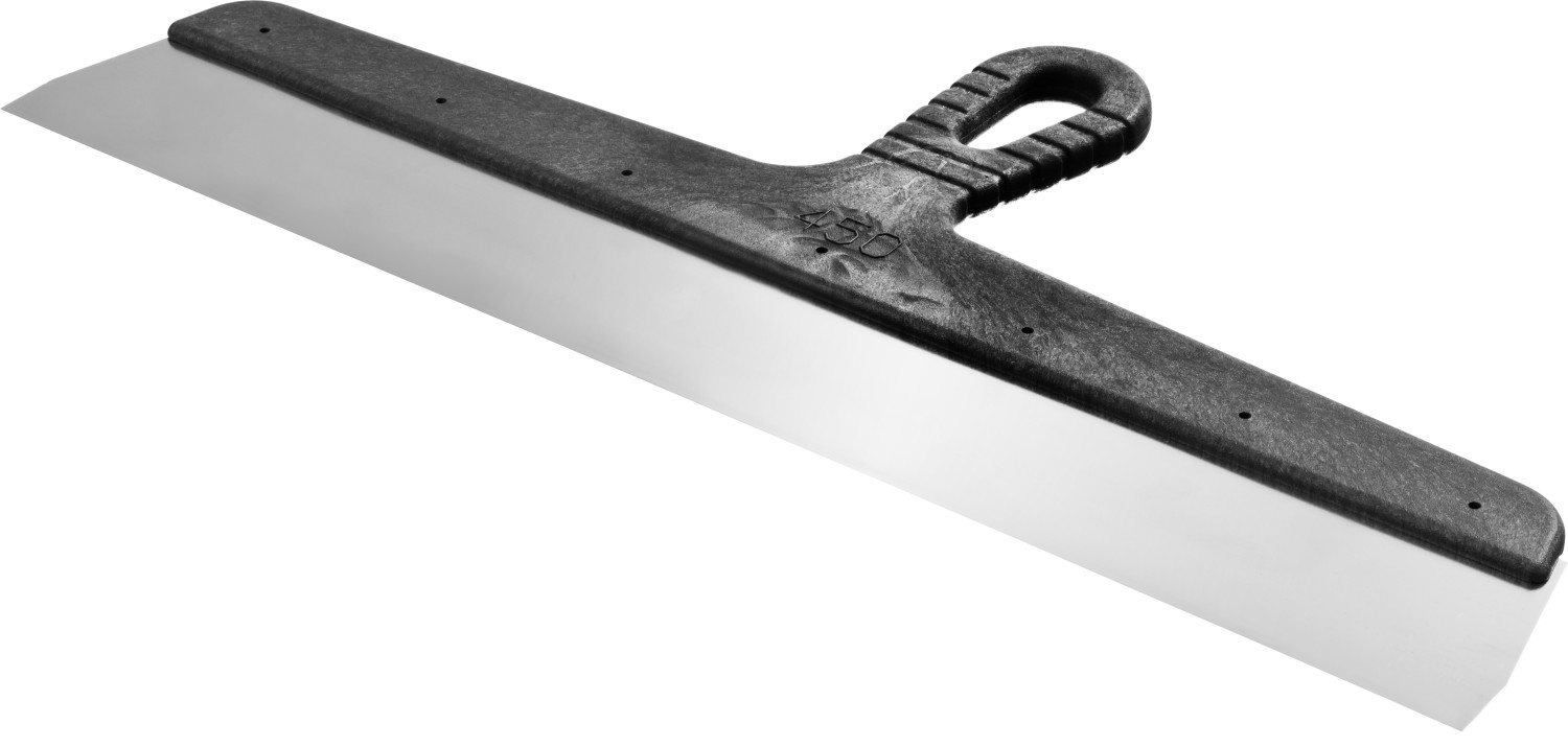 СИБИН 450 мм, пластиковая ручка, нержавеющий фасадный шпатель (10079-450)