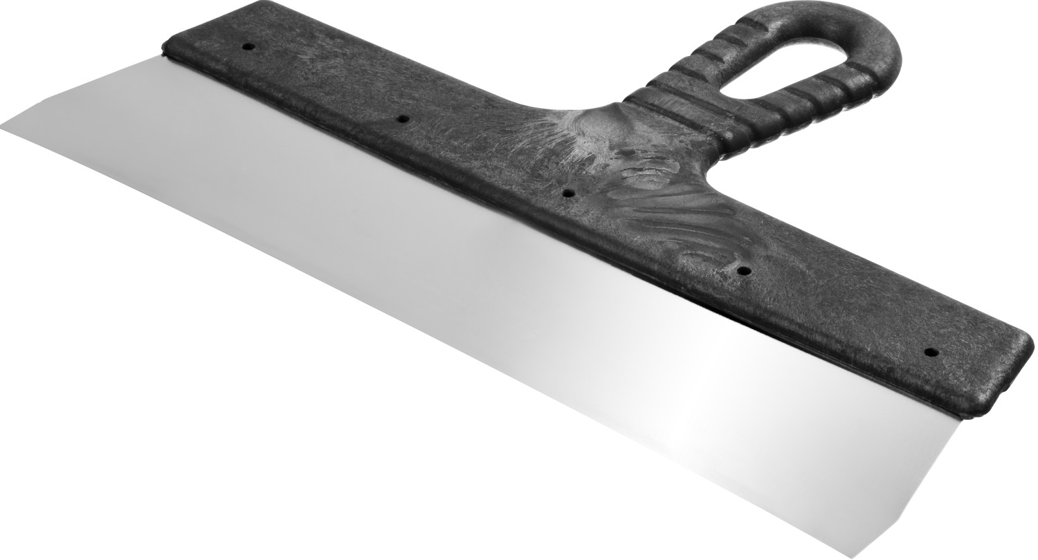 СИБИН 300 мм, пластиковая ручка, нержавеющий фасадный шпатель (10079-300)