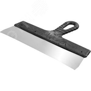 СИБИН 300 мм, пластиковая ручка, нержавеющий фасадный шпатель (10079-300)