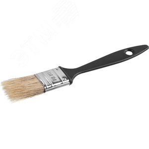 СИБИН 25 мм, 1″, светлая смешанная щетина, пластиковая ручка, все виды ЛКМ, плоская кисть (01008-025)