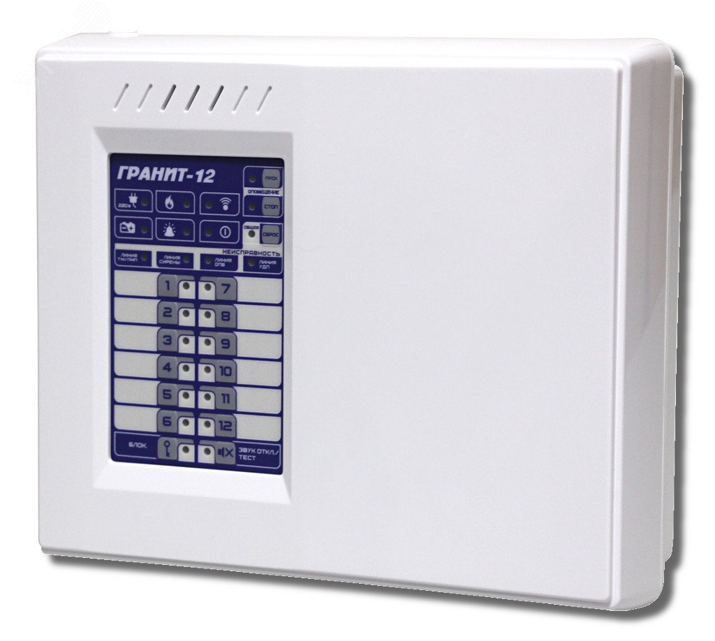 Прибор приемно-контрольный охранно-пожарный       Гранит-12