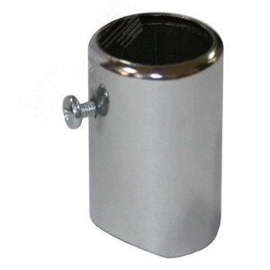 Муфта для труб диаметром 25 мм хром M-25