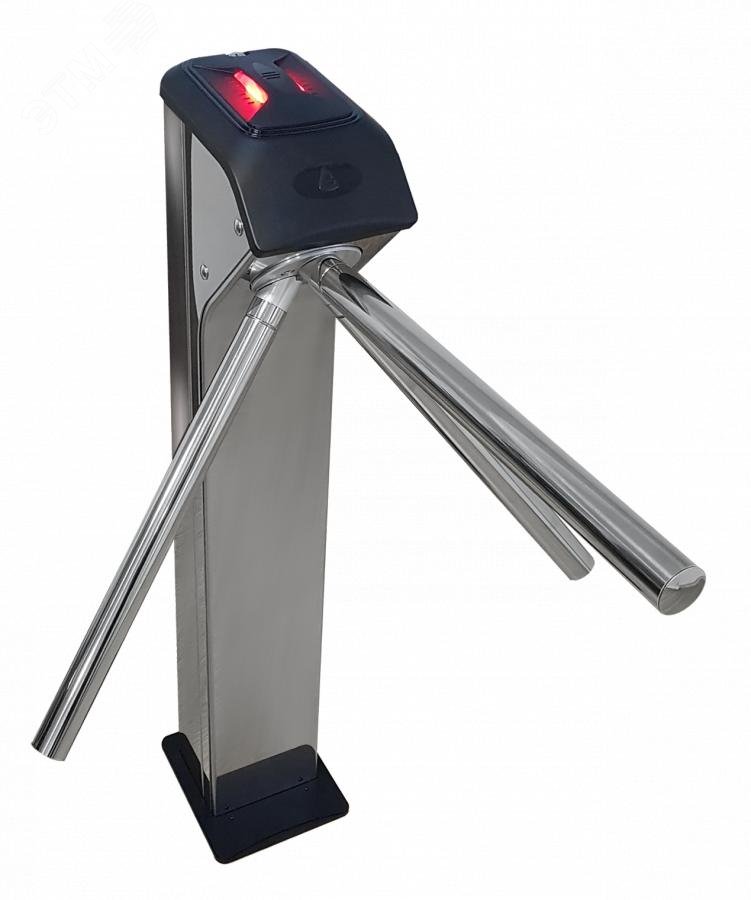 Турникет полуавтоматический SA320-Курс100-EM с    планками Антипаника, электронная проходная,       нержавеющая сталь