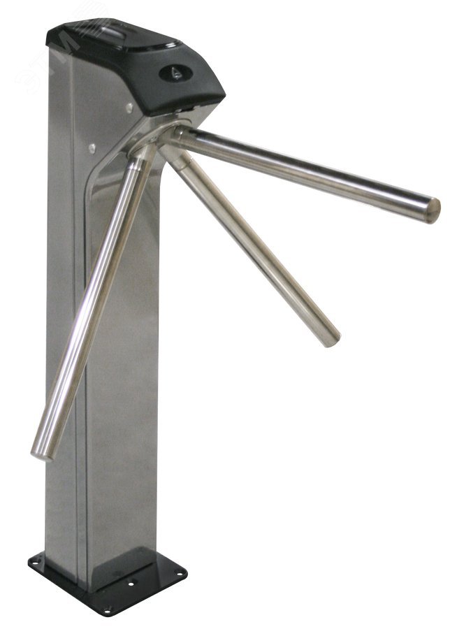 Турникет полуавтоматический SA320-Курс100-EM,     антипаника, нержавеющая сталь