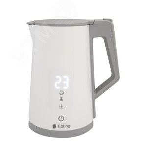 Чайник умный электрический (бело-серый)