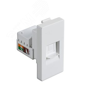 Модуль в рамку для Интернета белый CAT6 (1/2)