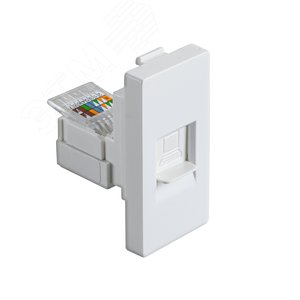 Модуль в рамку для Интернета белый CAT5 (1/2)