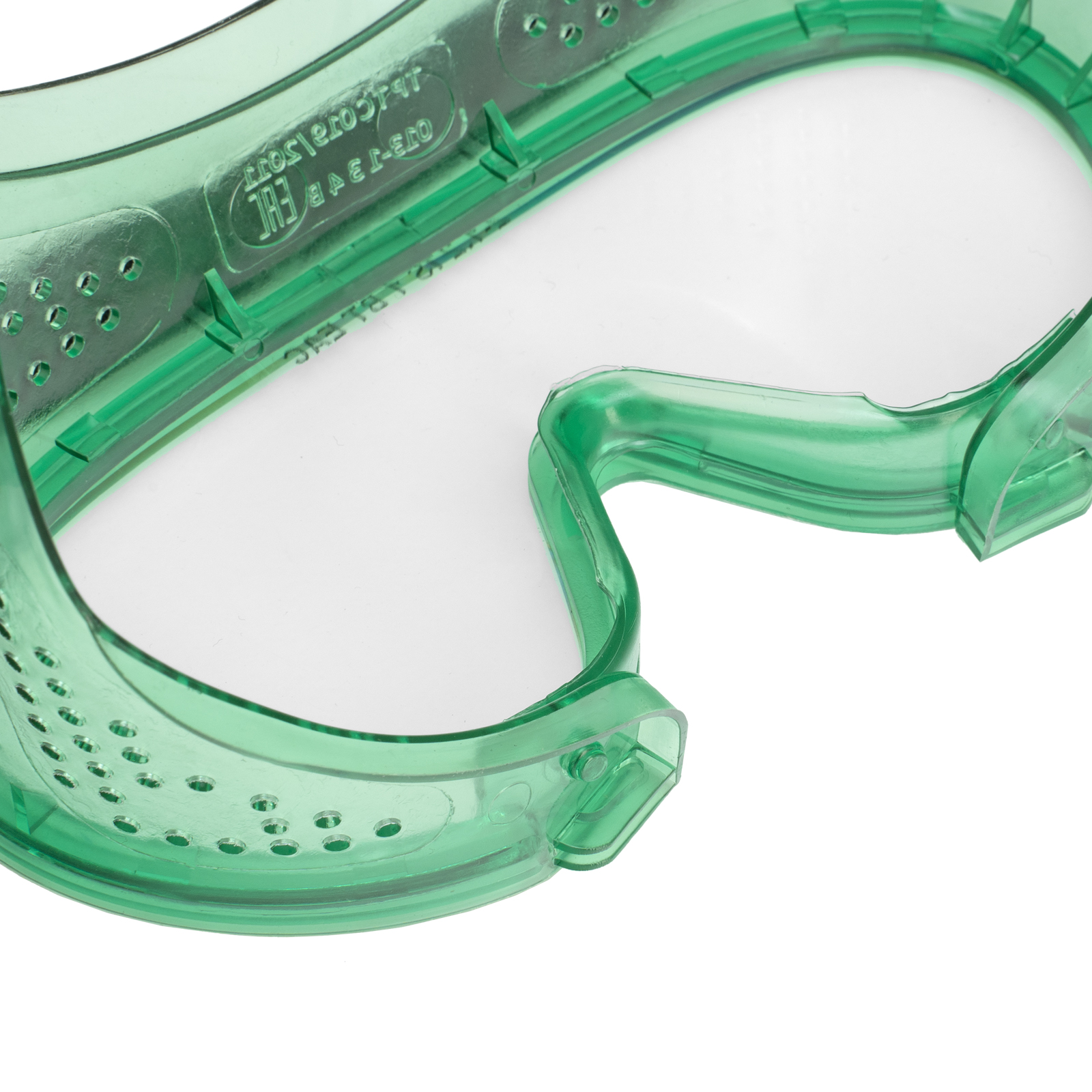 Очки закрытые "Эргономичные" с прямой вентиляцией, поликарбонат Сибртех