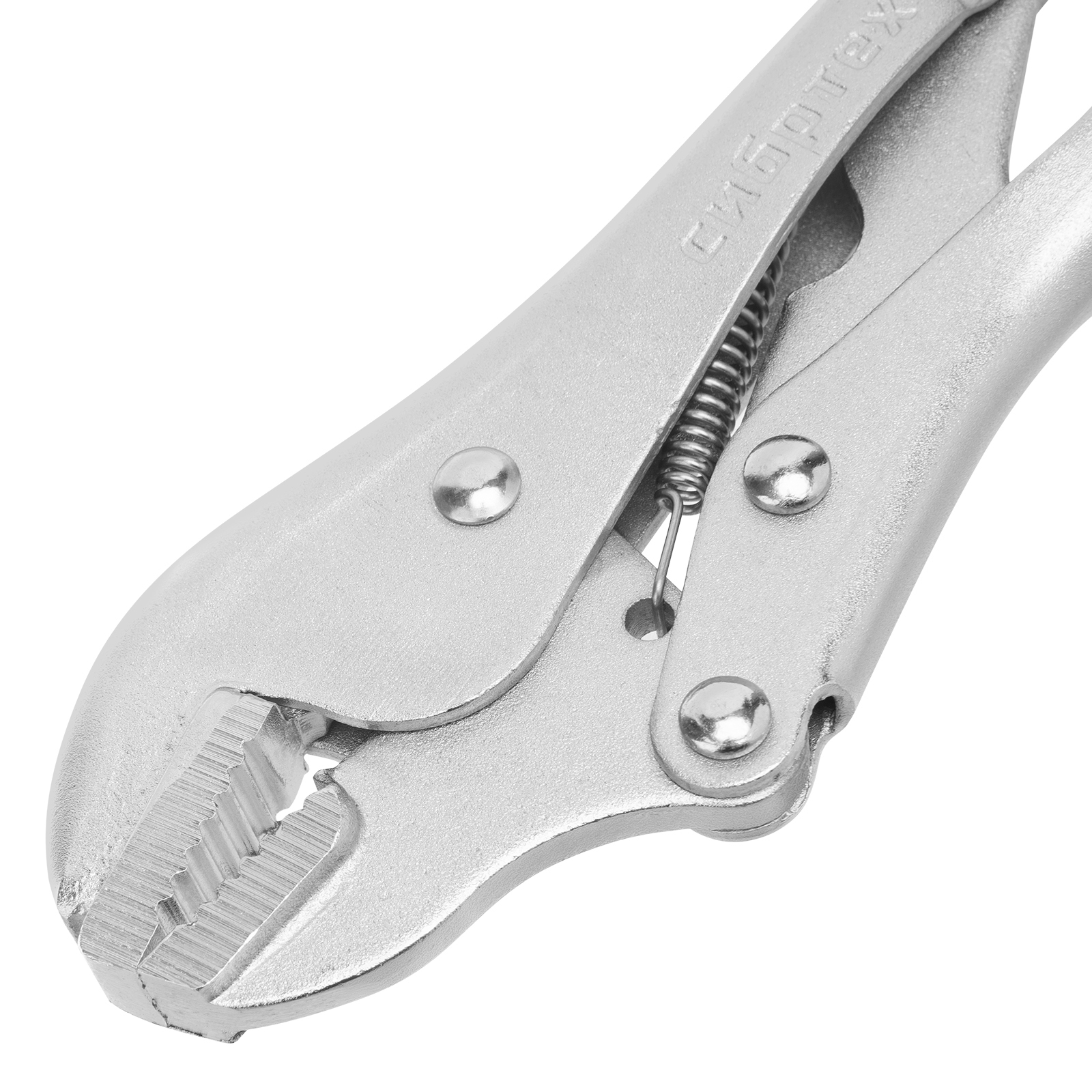 Зажим ручной, усиленный, плоский захват, 180 мм Сибртех