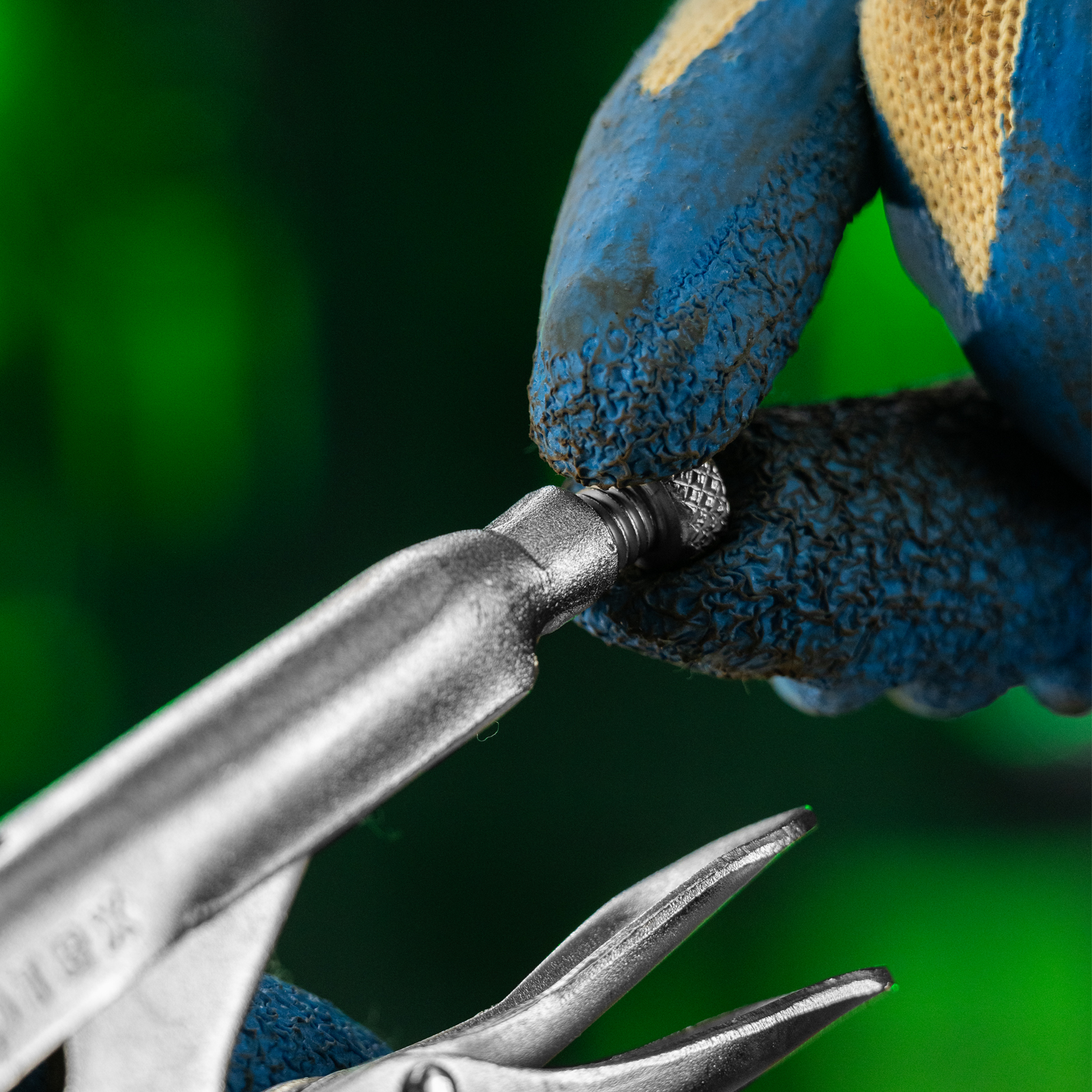 Зажим ручной, двойной, точечная фиксация, 225 мм Сибртех