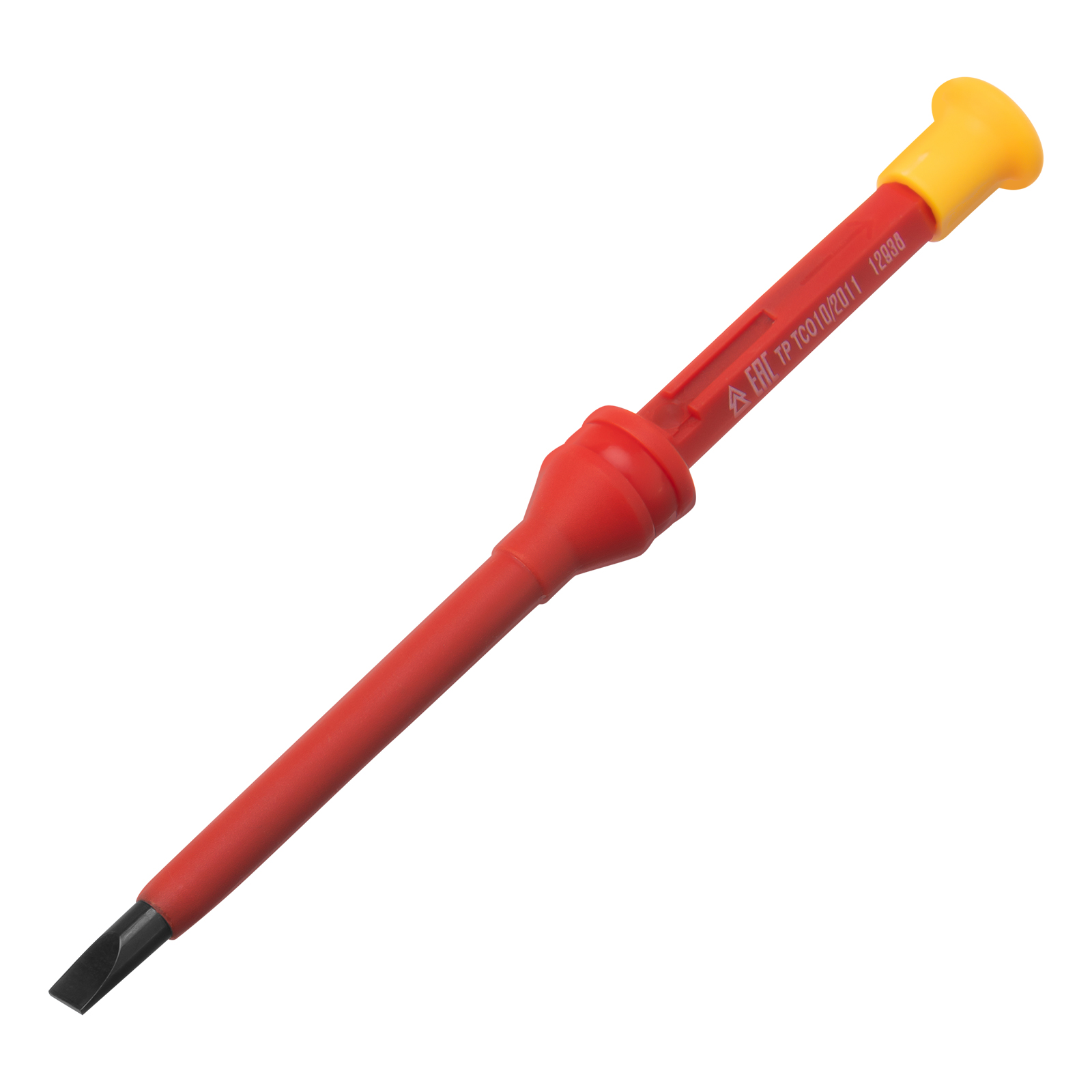 Отвертка со сменными жалами, диэлектрическая до 1000 В, 9 предметов, CrV Сибртех