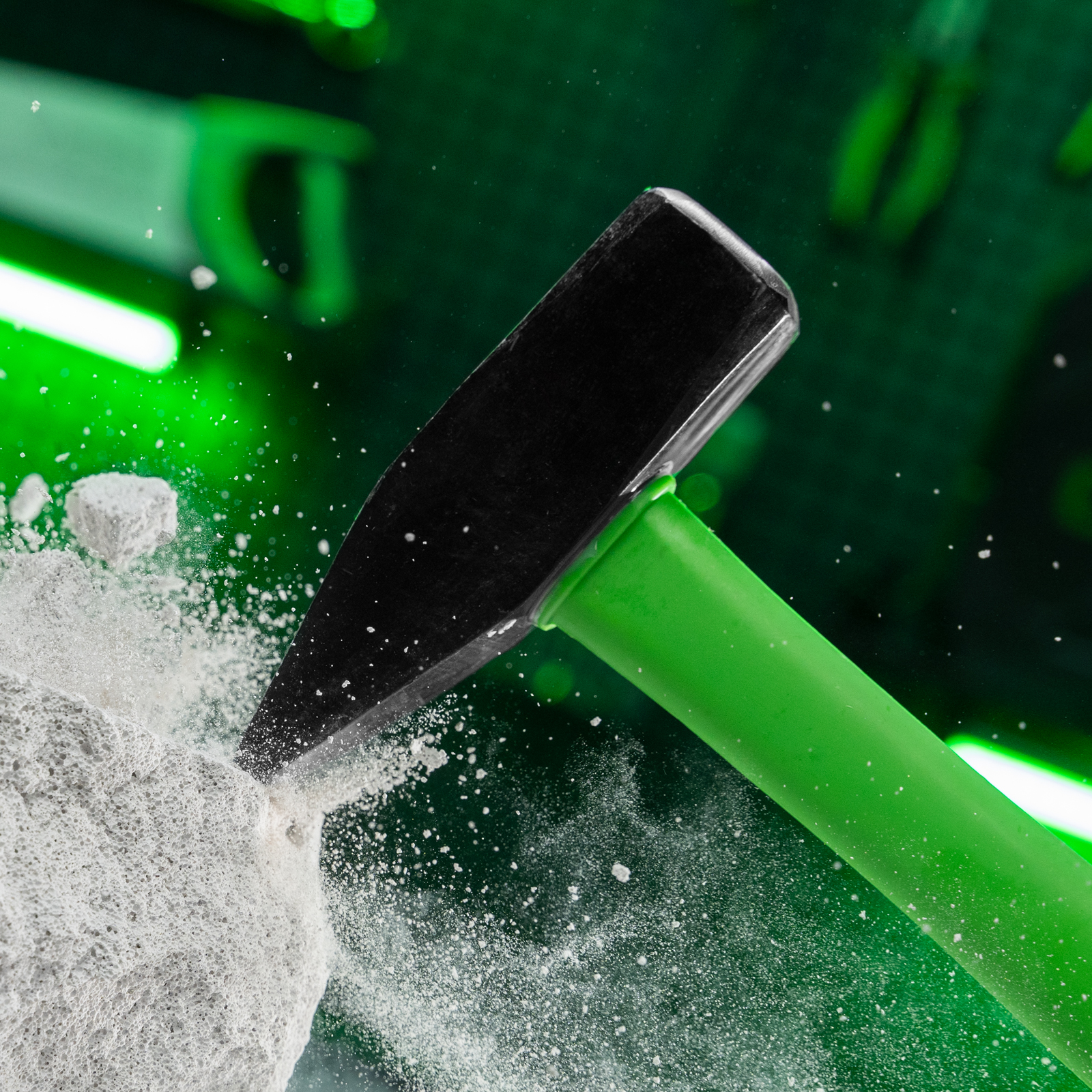 Молоток слесарный, 1000 г, фибергласовая обрезиненная рукоятка Сибртех