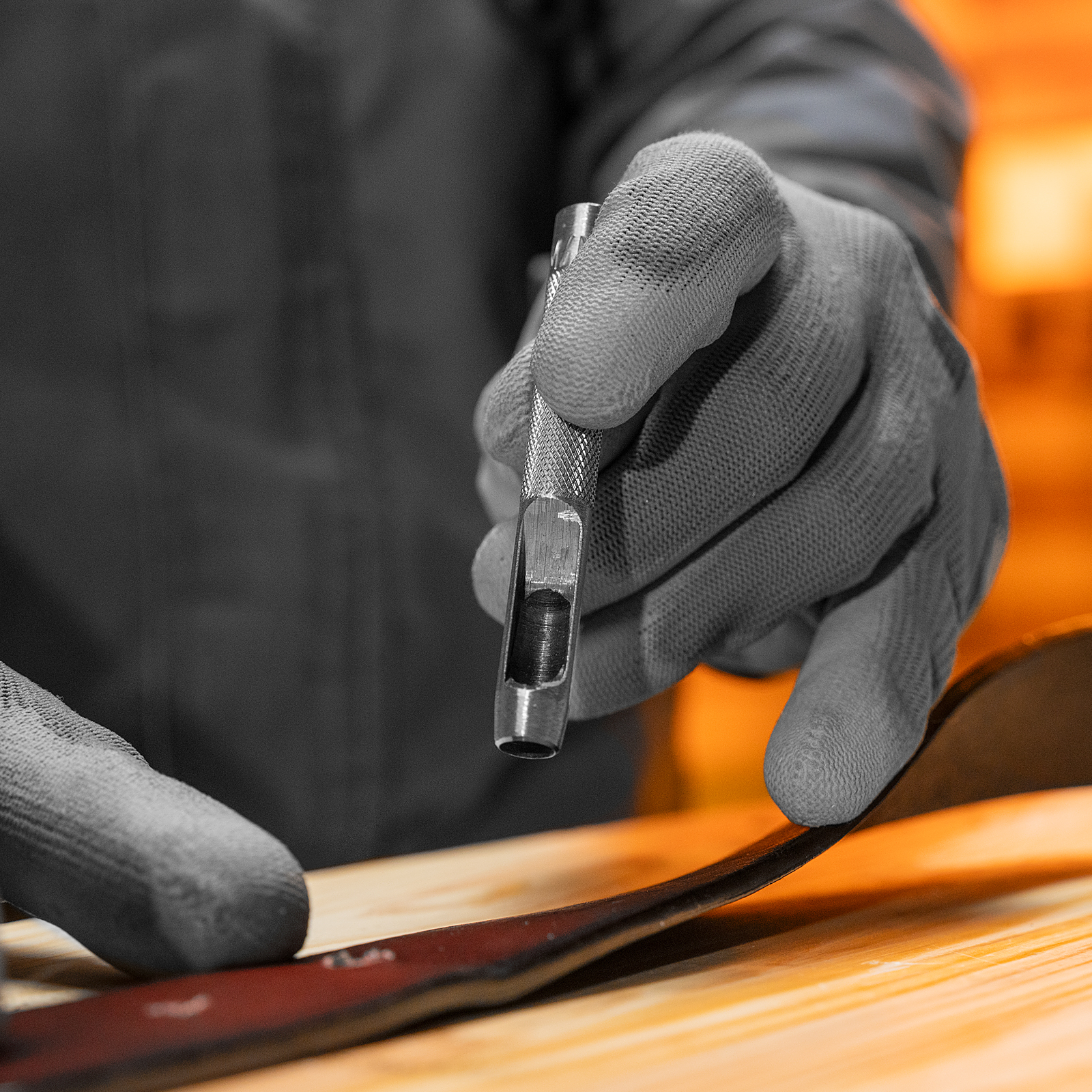 Набор пробойников для кожи 2 3 4 5 6 8 9 10 13 мм, 9 шт, чехол Сибртех