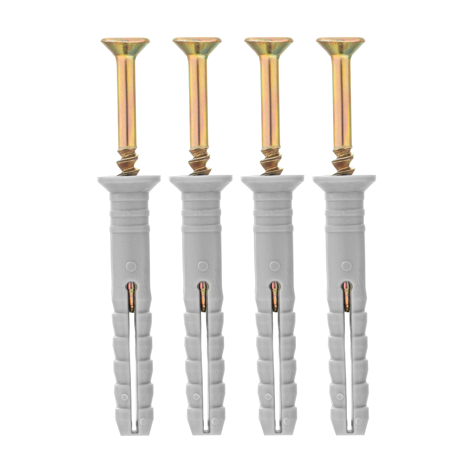 Дюбель-гвоздь полипропиленовый с потайным бортиком 6 х 40 мм, 200 шт Сибртех