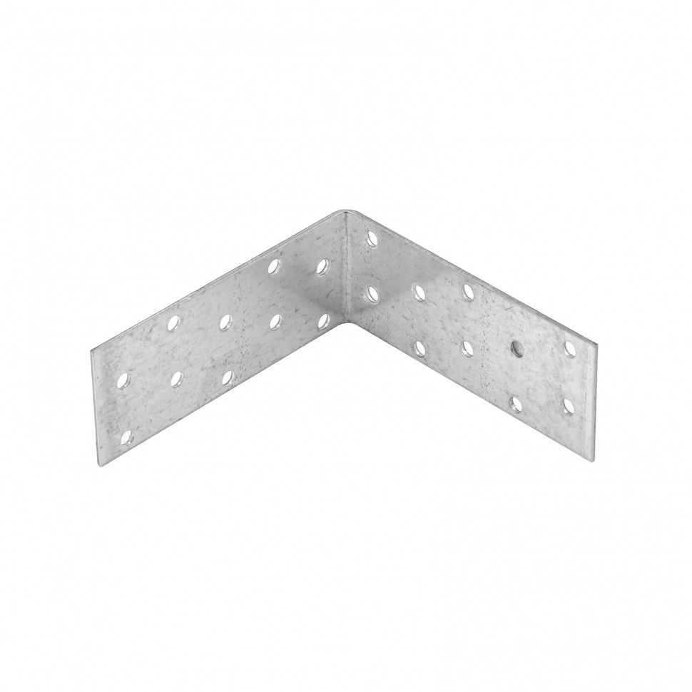 Крепежный уголок равносторонний 2 мм, KUR 100 х 100 х 40 мм Сибртех