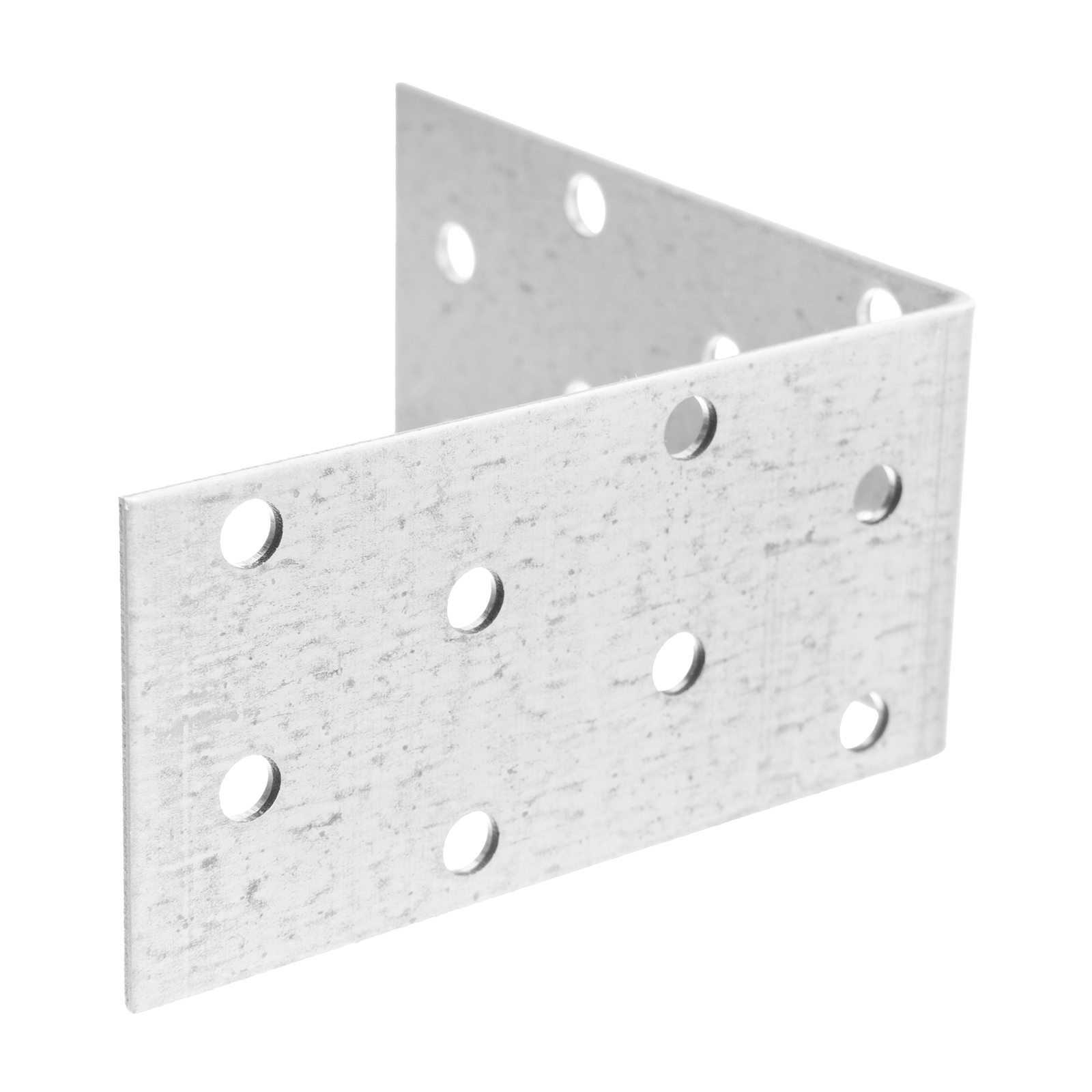 Крепежный уголок равносторонний 2 мм, KUR 80 х 80 х 40 мм Сибртех