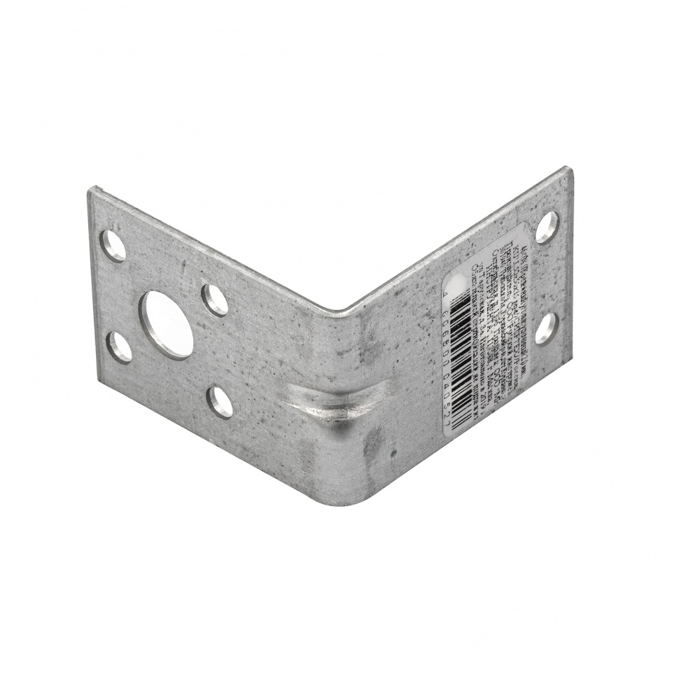 Крепежный уголок усиленный 1.7 мм, KUU 50 x 50 x 35 мм Сибртех