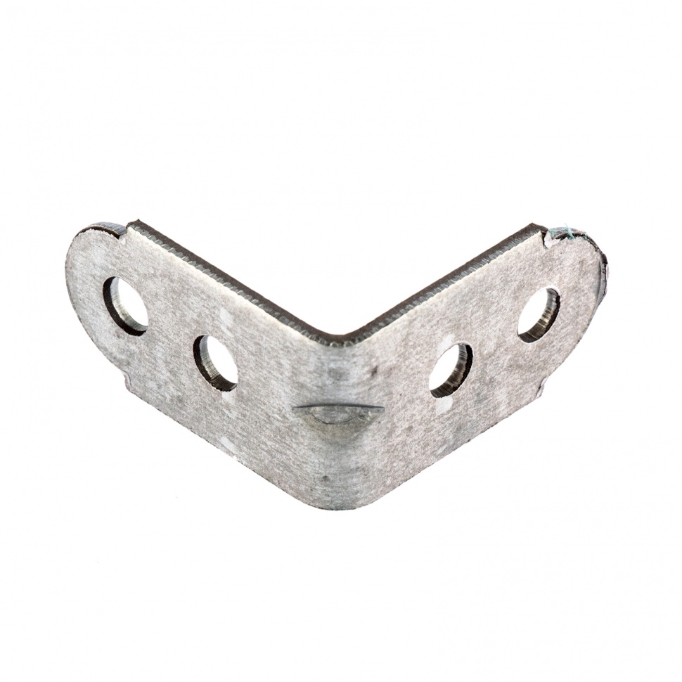 Уголок мебельный усиленный, 2 мм, 30 х 30 х 16 мм, цинк Сибртех