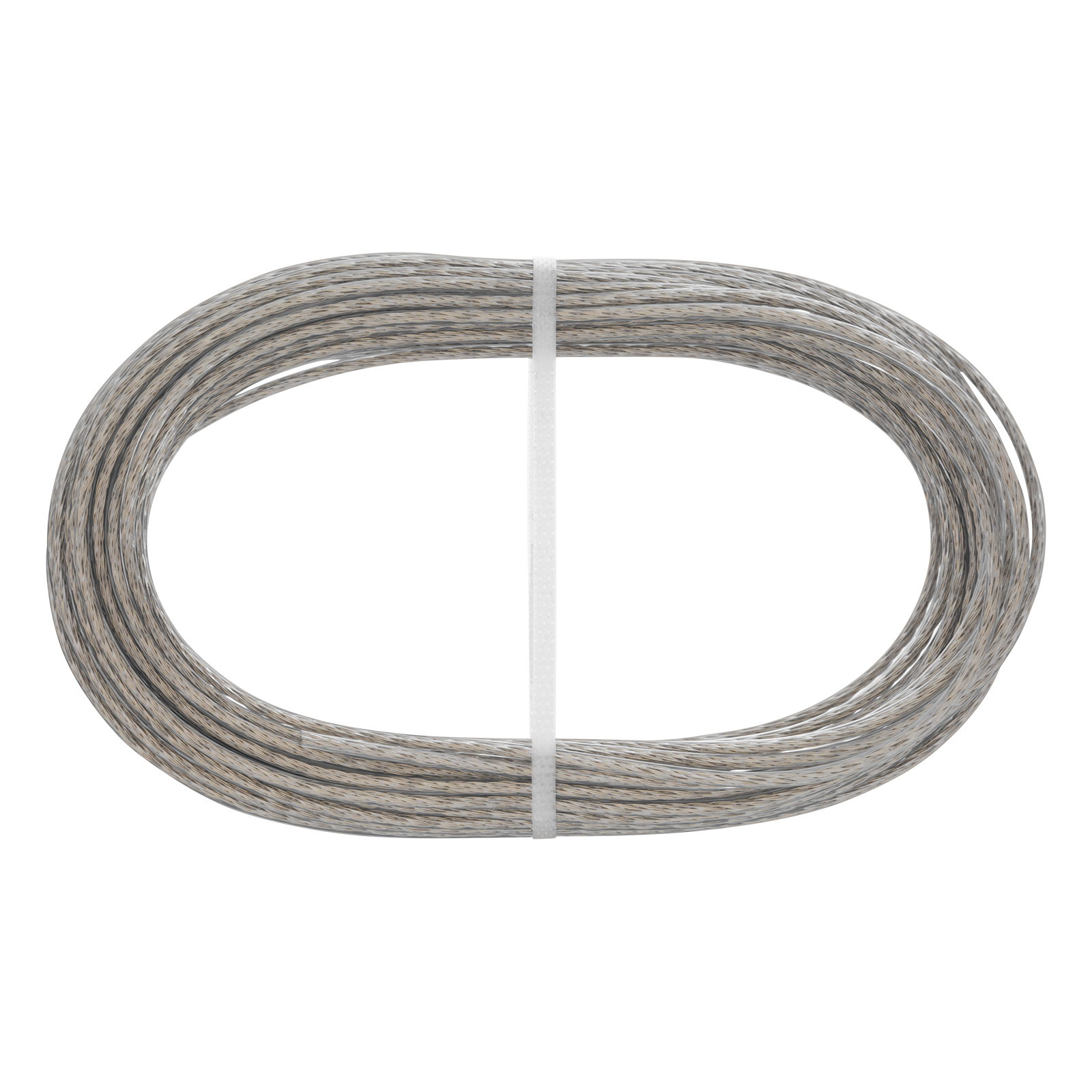 Трос металлополимерный прозрачный ПР-3.0, толщина 3.0 мм, моток 20 метров Сибртех