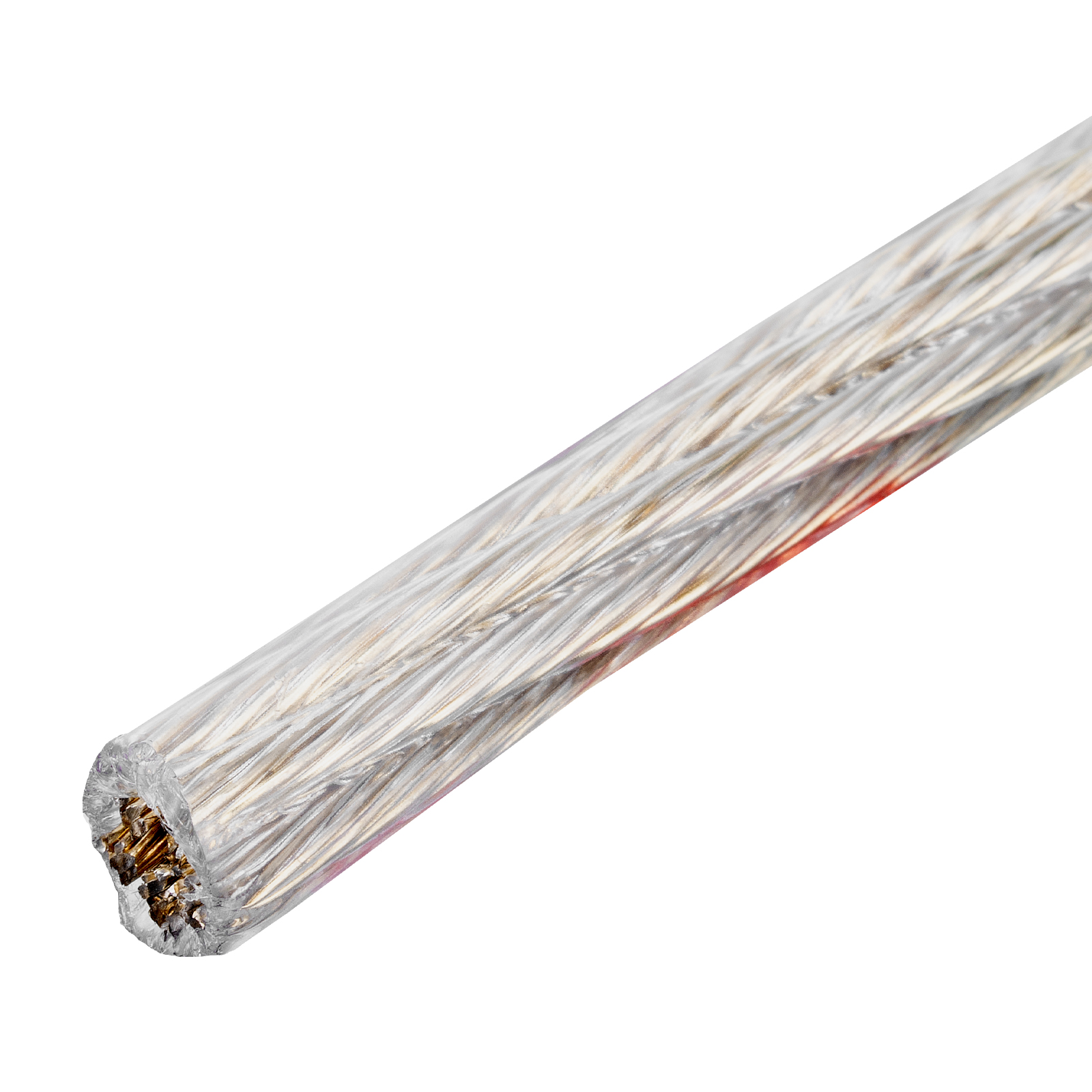 Трос металлополимерный прозрачный ПР-6.0, толщина 6.0 мм, катушка 150 метров Сибртех