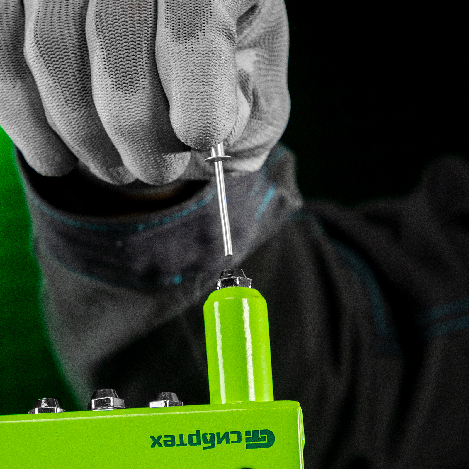 Заклепочник 260 мм, заклепки 2.4-3.2-4.0-4.8 мм Сибртех