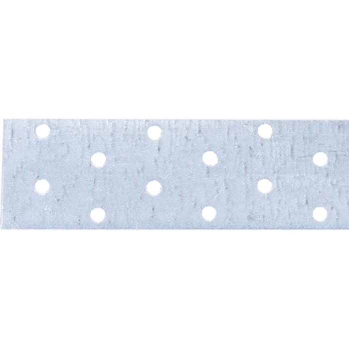 Лента перфорированная монтажная, 2 мм, LM 4 см х 10 м, отверстие 4.5-5 мм, цинк Сибртех