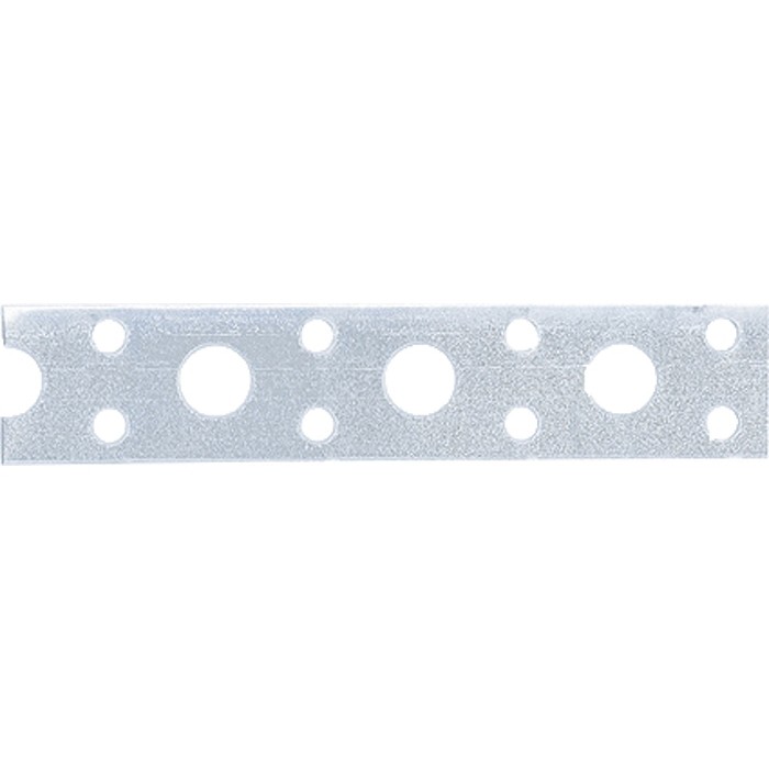 Лента перфорированная, вентиляционная, прямая, 0.55 мм, LP V, 1.7 см х 25 м, цинк Сибртех