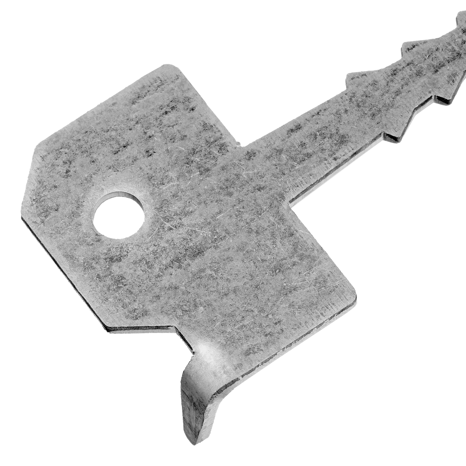 Крепление террасной доски Ключ (Кляммер) 2 мм, 60мм х 30 мм, цинк Сибртех