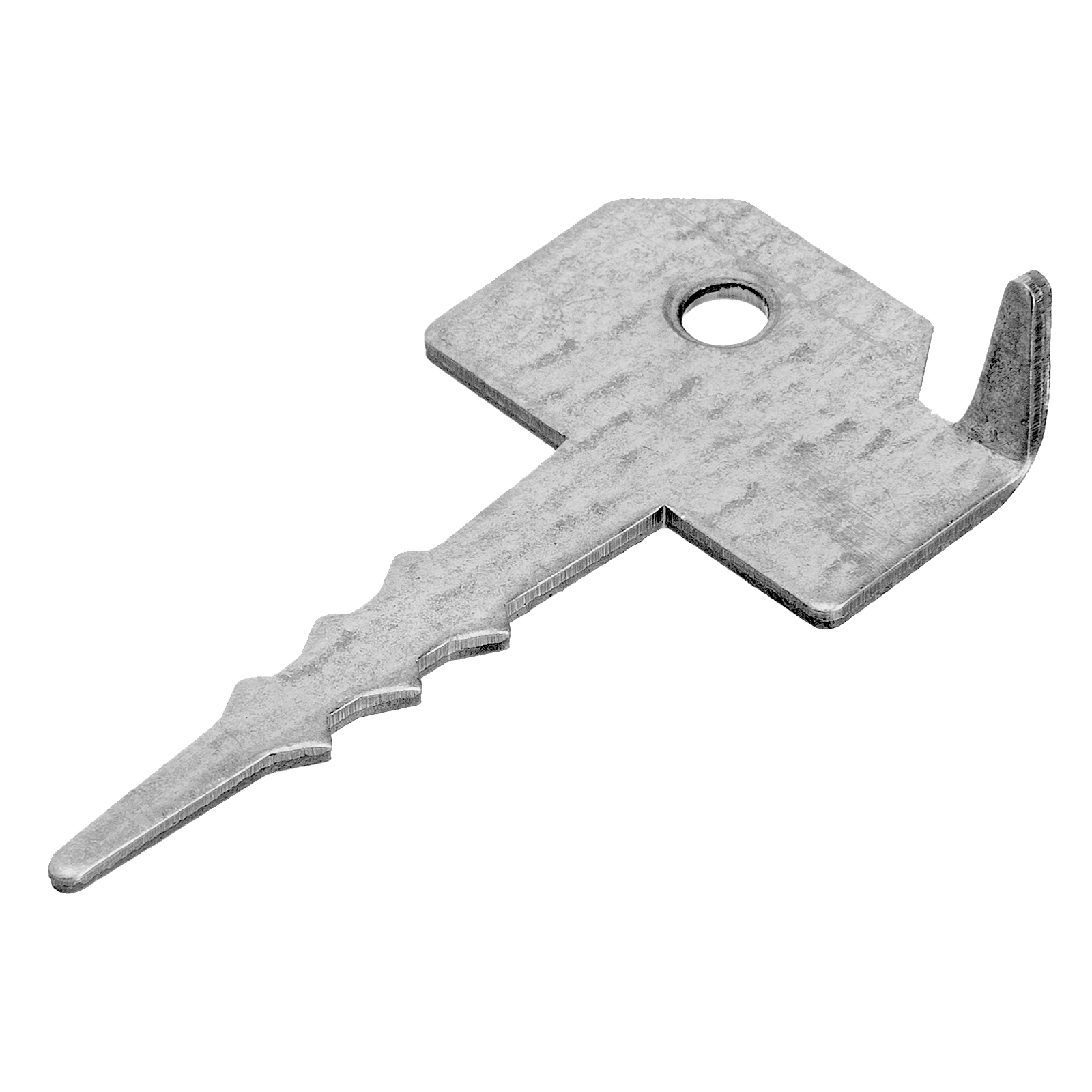 Крепление террасной доски Ключ (Кляммер) 2 мм, 60мм х 30 мм, цинк Сибртех