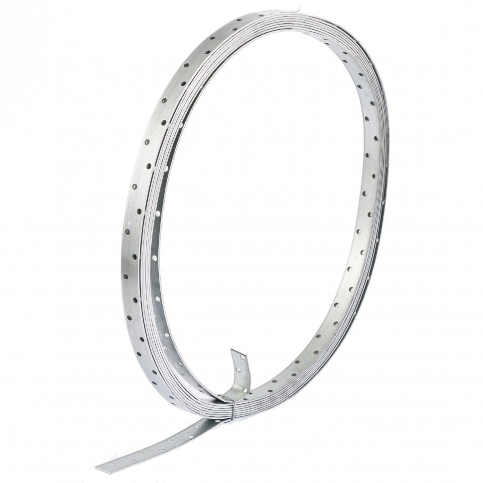 Лента перфорированная монтажная, 2 мм, LM 2см х 10 м, отвер. 4.5-5 мм, цинк Сибртех