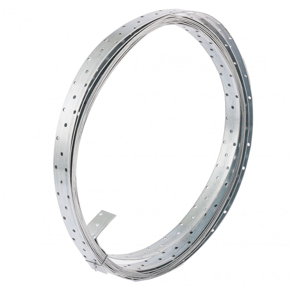 Лента перфорированная монтажная, 2 мм, LM 3см х 10 м, отвер. 4.5-5 мм, цинк Сибртех