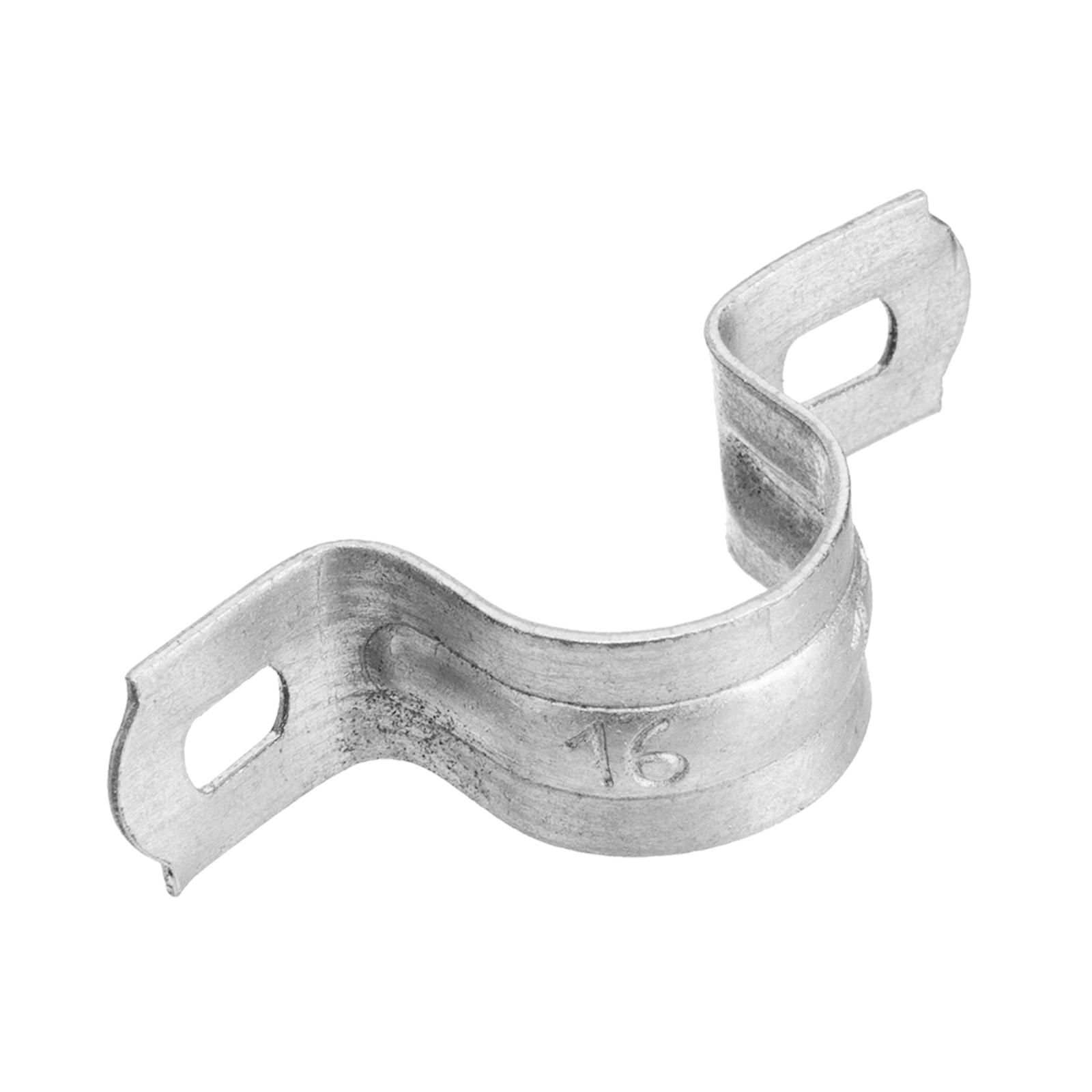 Скоба металлическая двухлапковая, 16 мм, 100 шт Сибртех