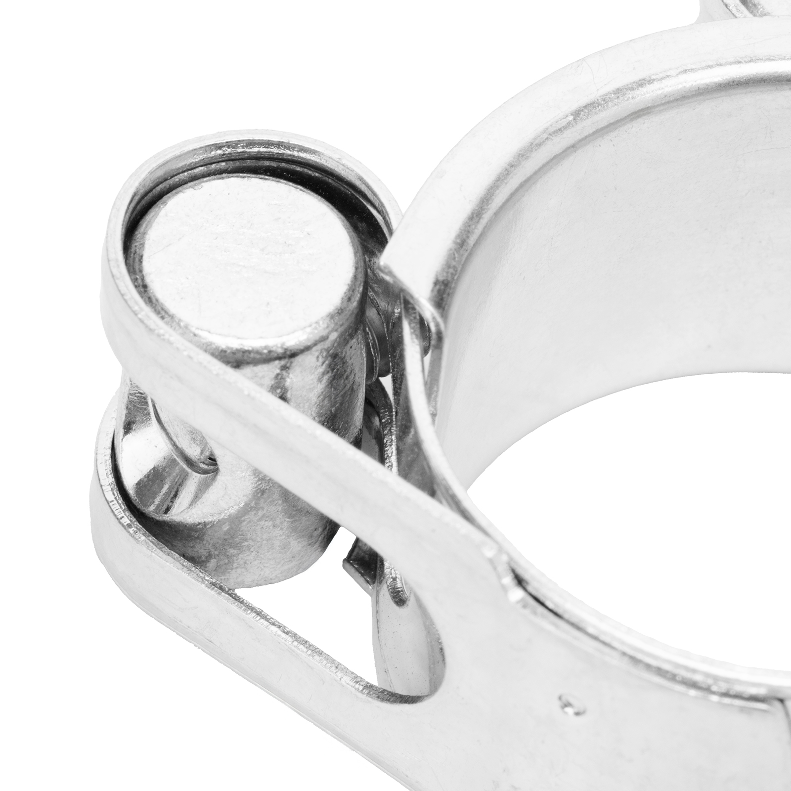 Хомуты металлические, силовые 29-31 мм, ширина 20 мм, шарнирный, W1, 2 шт Сибртех