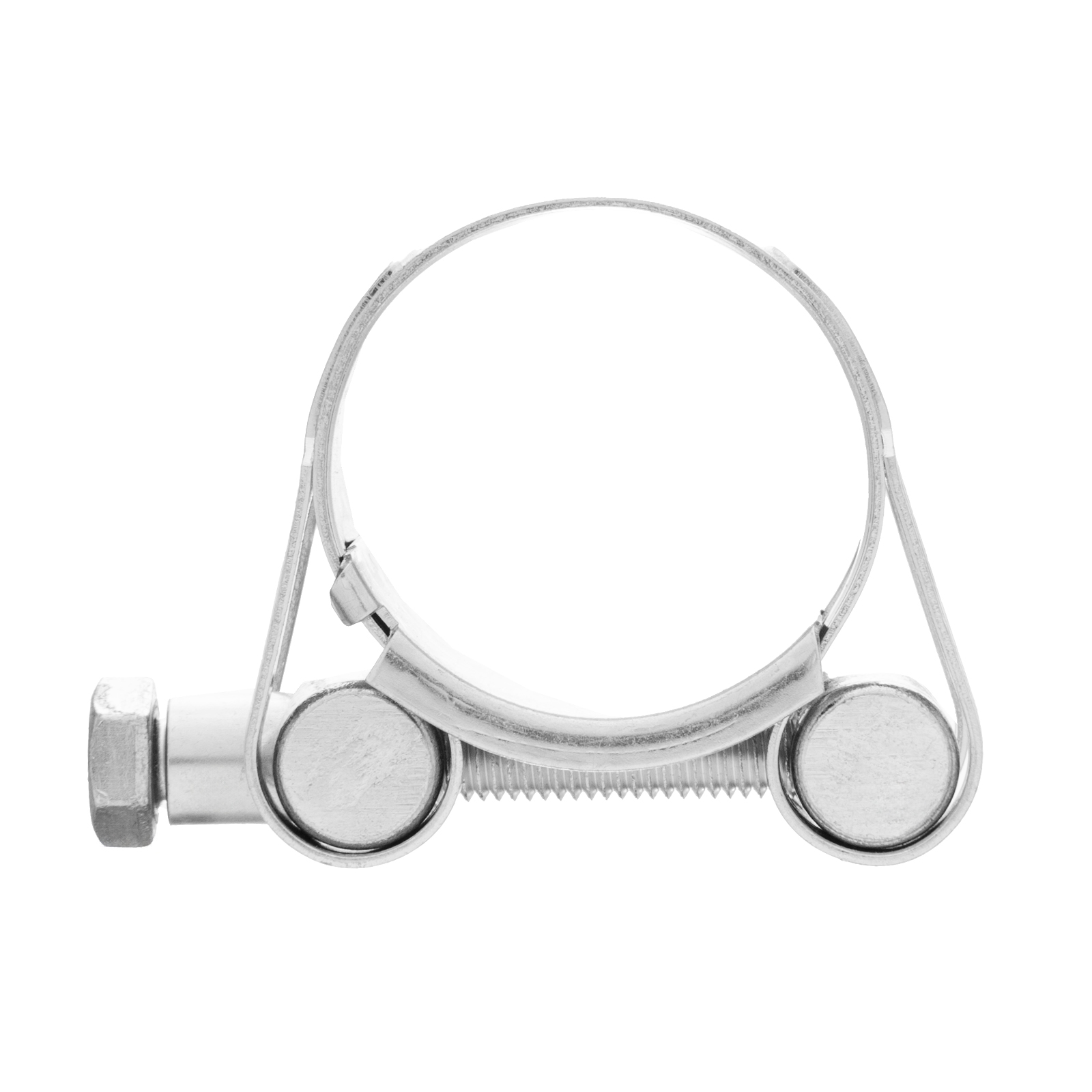 Хомуты металлические, силовые 29-31 мм, ширина 20 мм, шарнирный, W1, 2 шт Сибртех