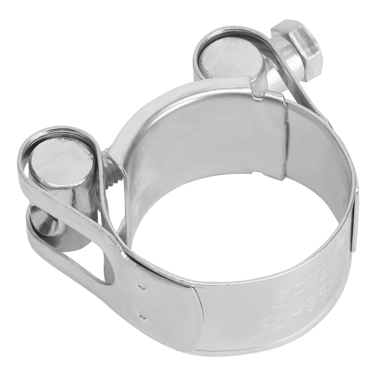 Хомуты металлические, силовые 32-35 мм, ширина 20 мм, шарнирный, W1, 2 шт Сибртех