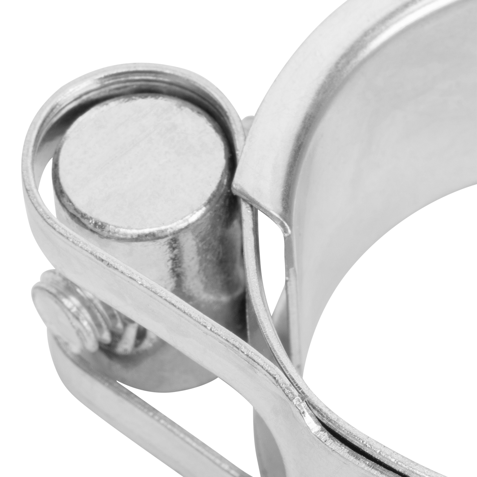 Хомуты металлические, силовые 40-43 мм, ширина 20 мм, шарнирный, W1, 2 шт Сибртех