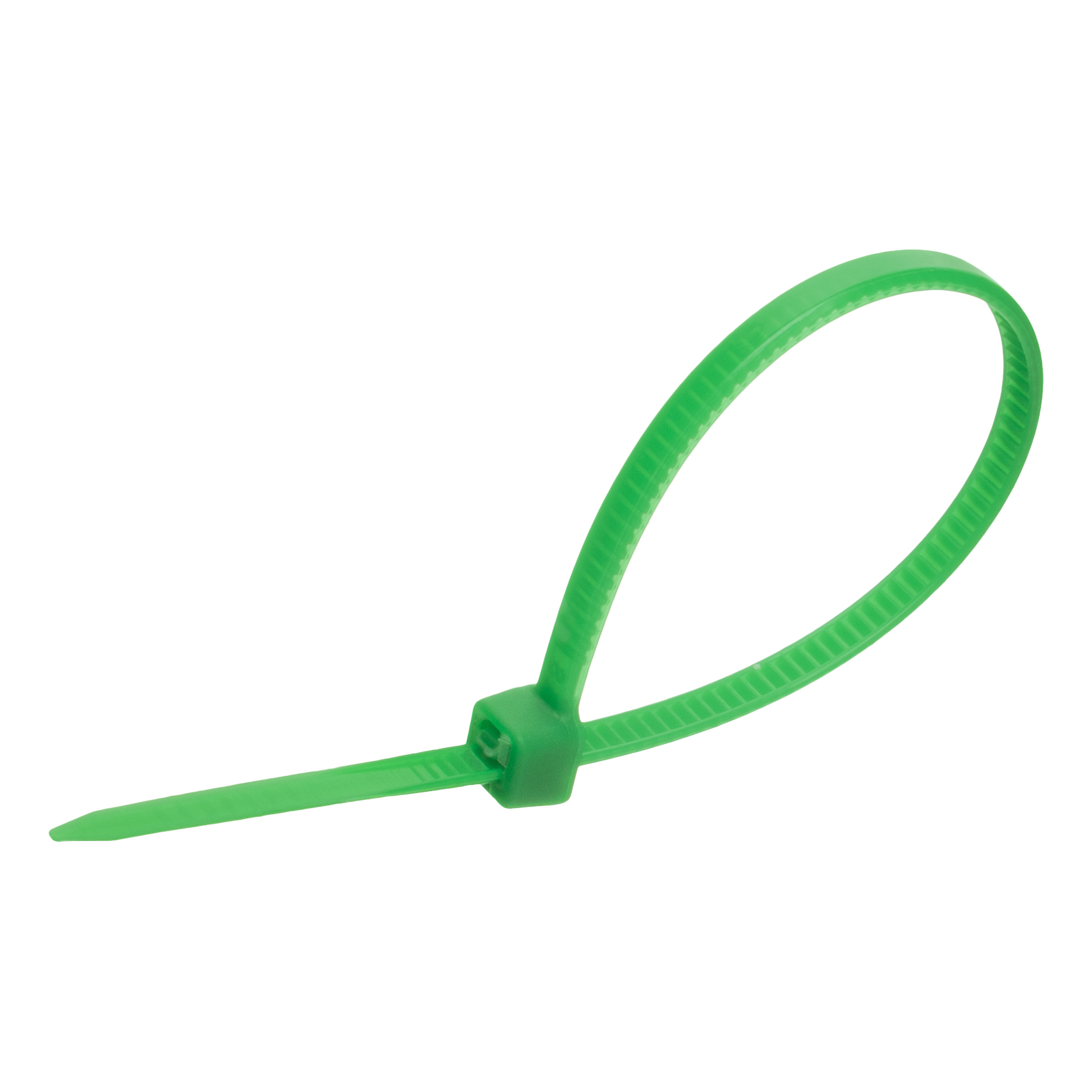 Хомуты, 100 x 2.5 мм, пластиковые, зеленые, 100 шт Сибртех