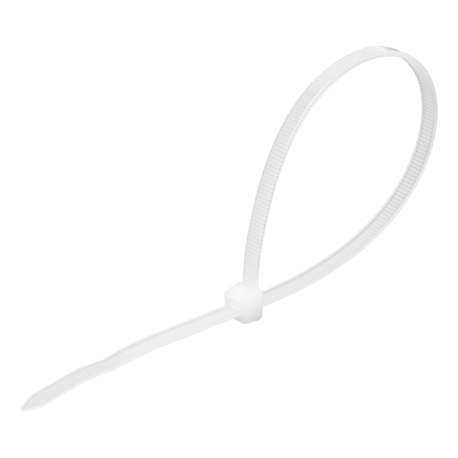 Хомуты, 250 x 4.8 мм, пластиковые, белые, 100 шт Сибртех