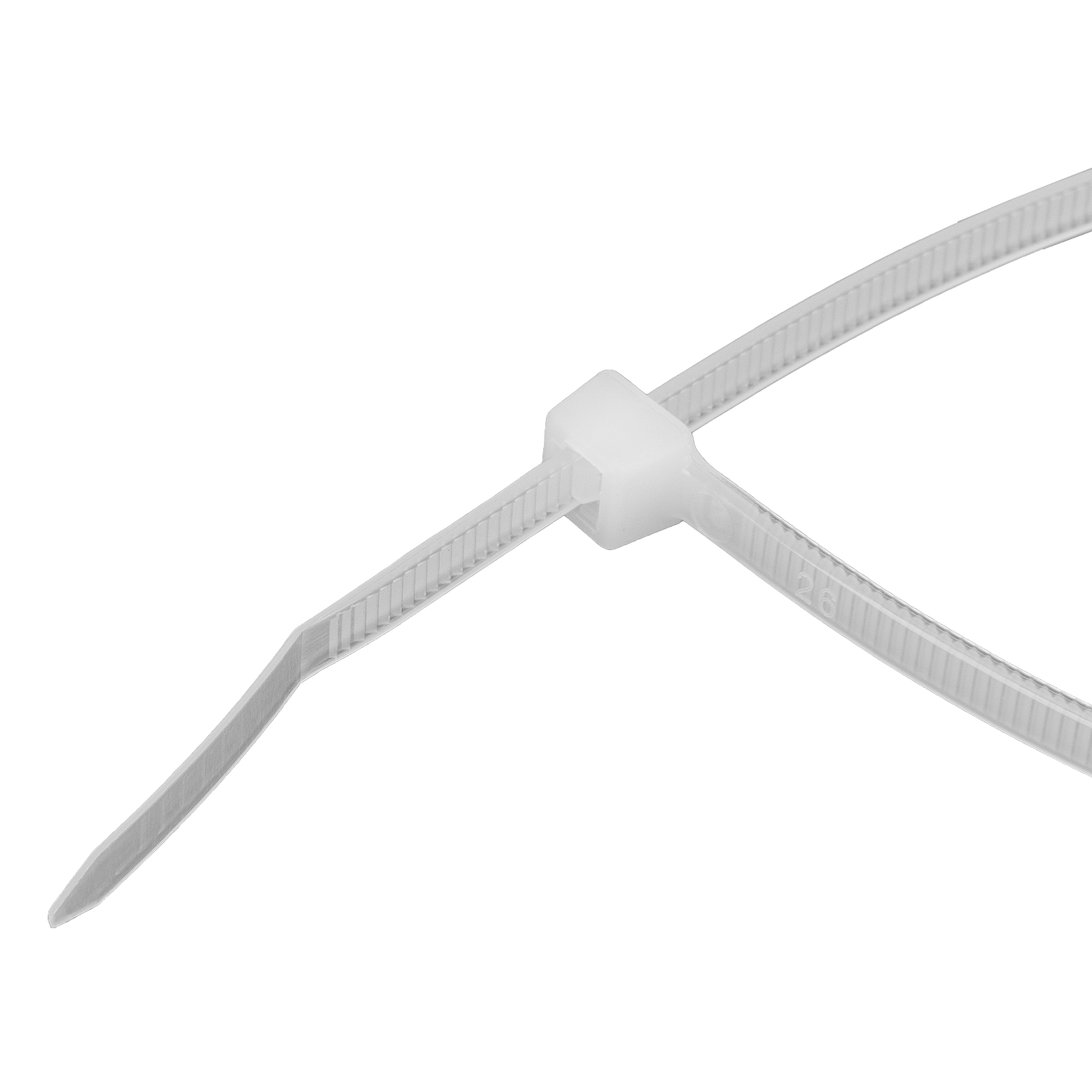 Хомуты, 300 x 4.8 мм, пластиковые, белые, 100 шт Сибртех