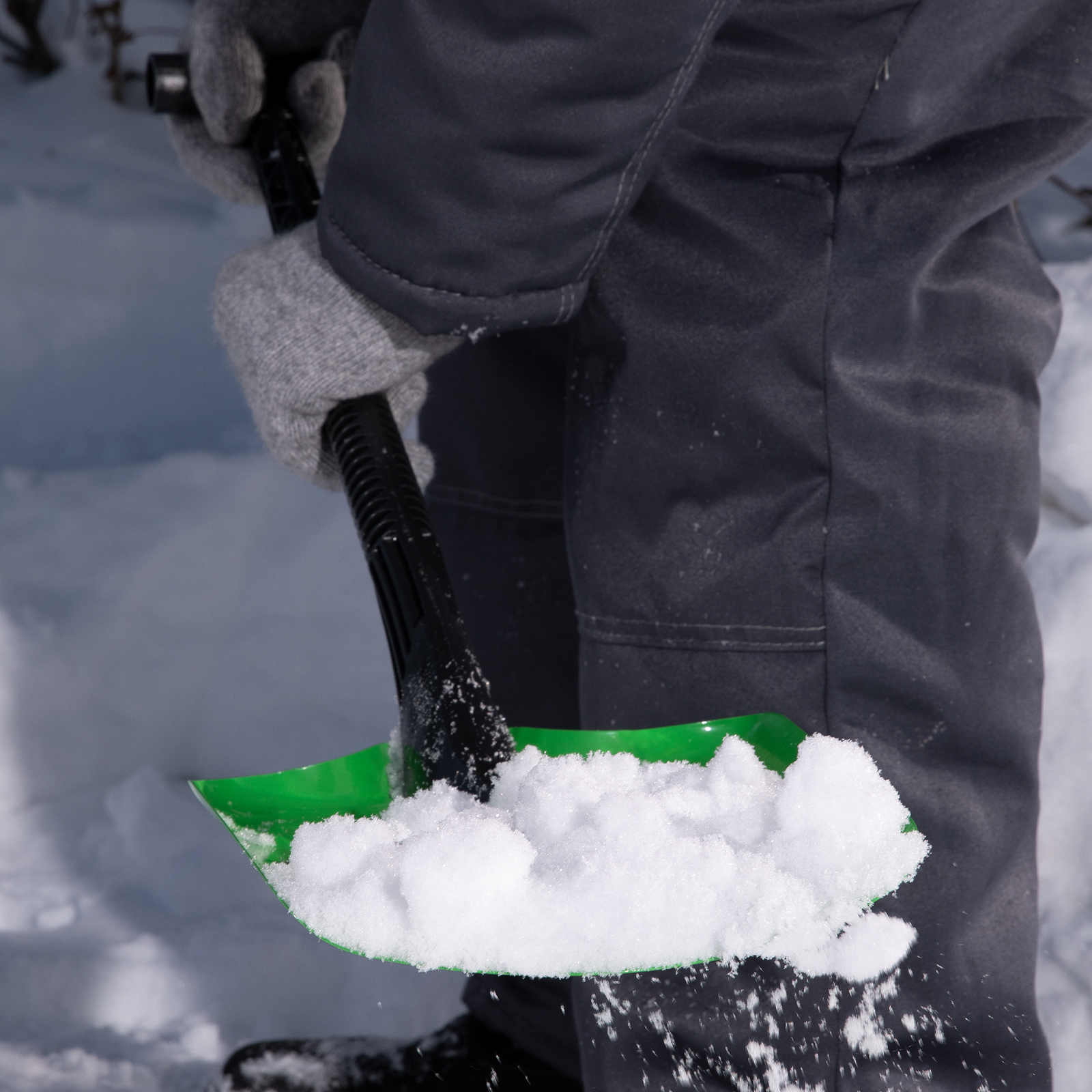 Лопата универсальная стальная, 205 х 280 х 640 мм, пластиковый черенок, Сибртех