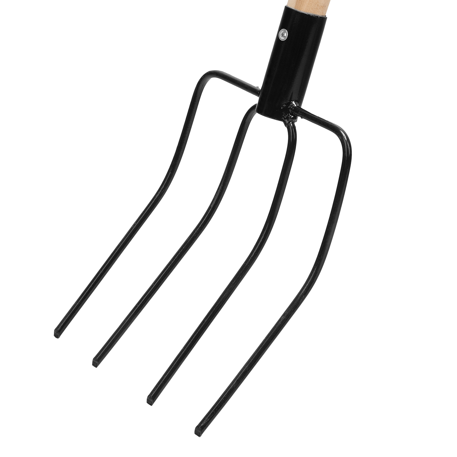 Вилы 4 - х рогие, сенные, 210х310х1400 мм, деревянный черенок, Сибртех