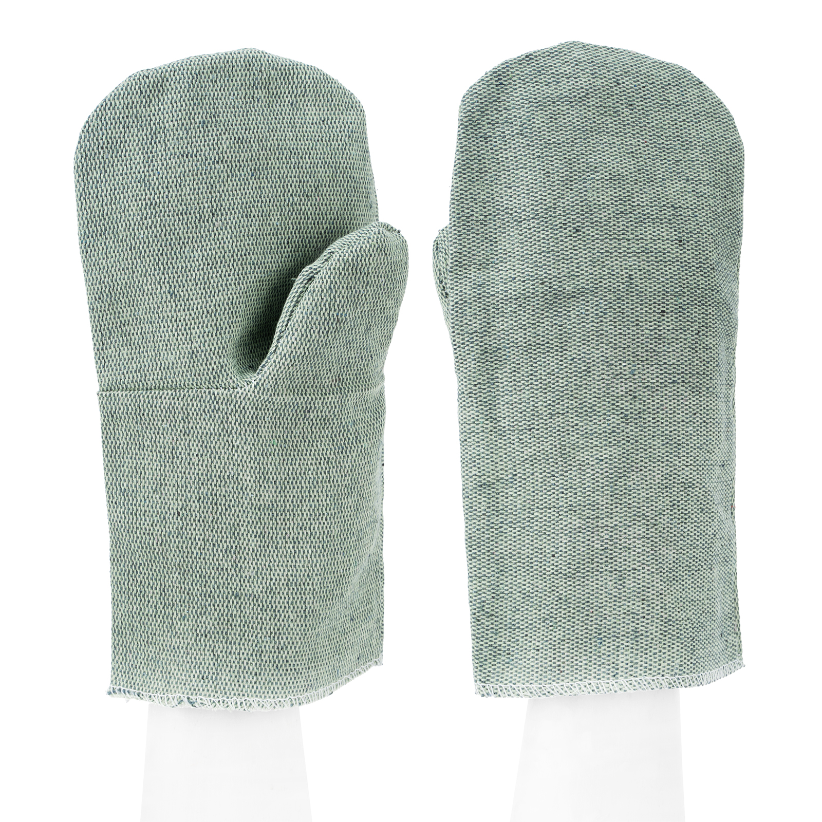 Рукавицы брезентовые огнеупорные, одинарный наладонник, 2 размер Сибртех