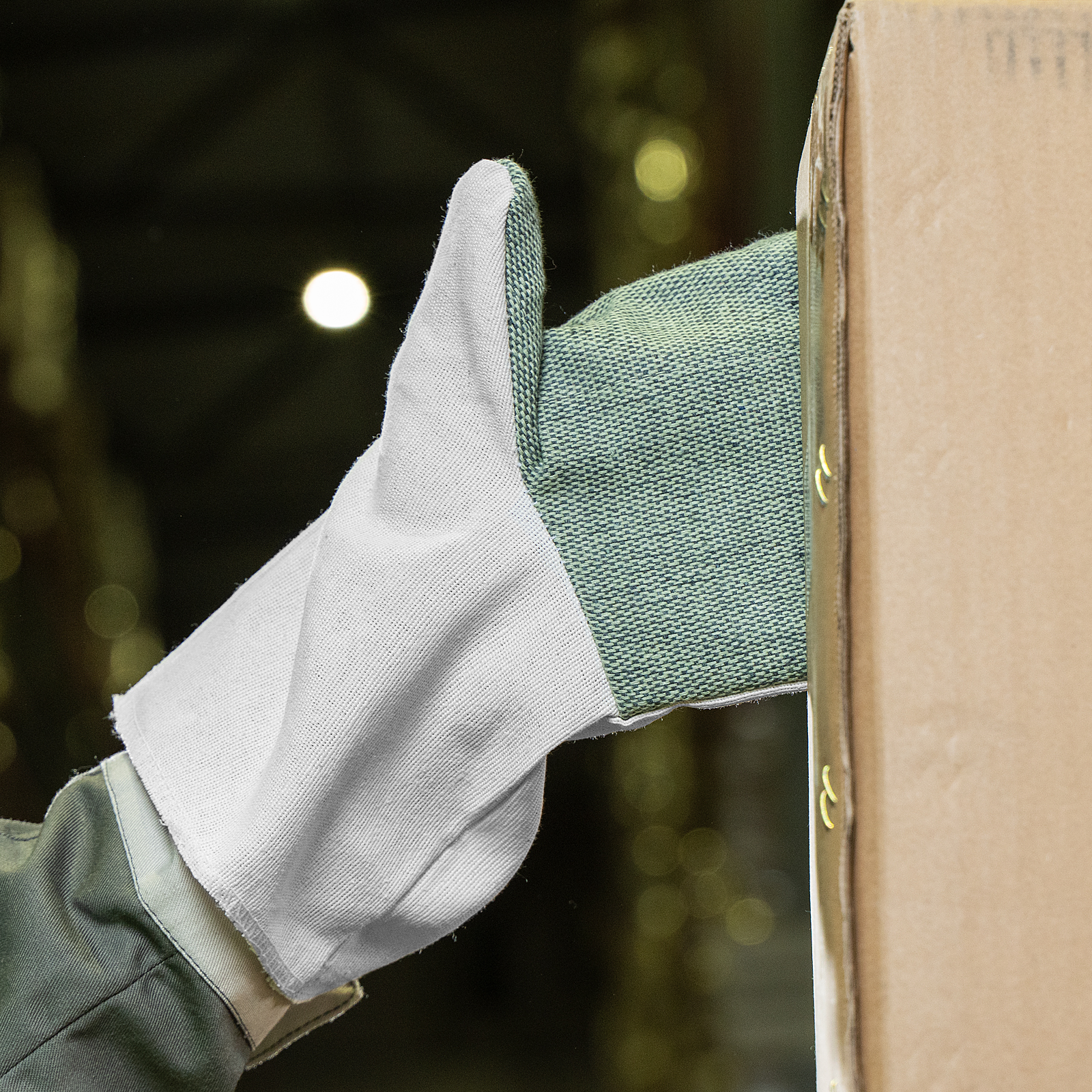 Рукавицы х/б с брезентовым наладонником, 2 размер Сибртех